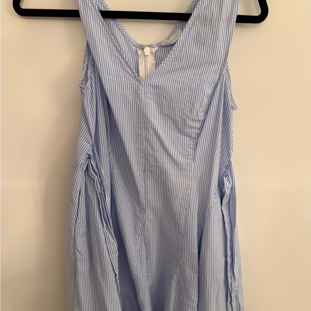 Blue Striped Dress - NY and co size small